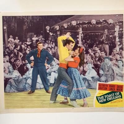 The Toast of New Orleans original 1950 vintage lobby card