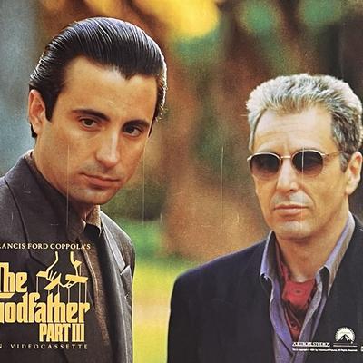 The Godfather Part III 1990 original double-sided movie poster