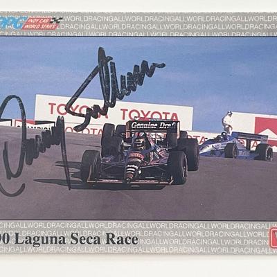 Racecar driver Danny Sullivan signed trading card