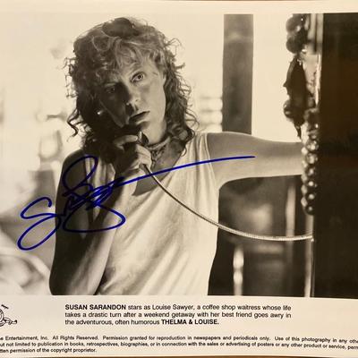 Thelma & Louise Susan Sarandon signed movie photo