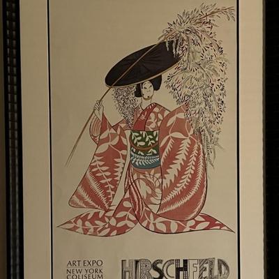 Al Hirschfeld New York Coliseum art print