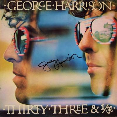 George Harrison signed Thrity Three & 1/3 album 