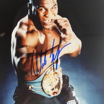 Mike Tyson signed photo. ACE authenticated