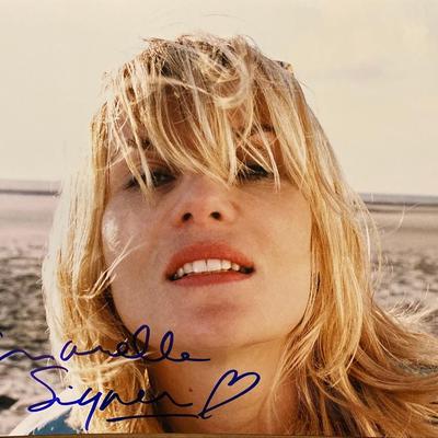 Emmanuelle Seigner signed photo