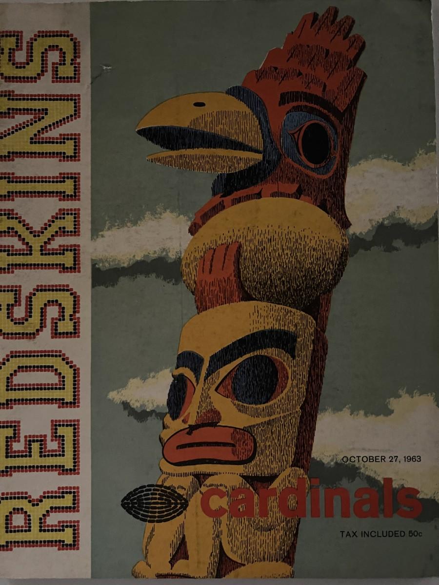 Washington Redskins Kansas City Chiefs 1963 game program | EstateSales.org