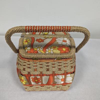 Rope Weave Sewing Basket