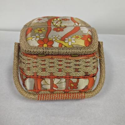 Rope Weave Sewing Basket