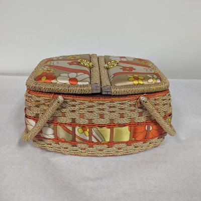 Rope Weave Sewing Basket