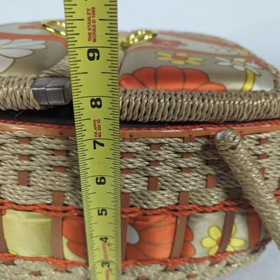 Rope Weave Sewing Basket