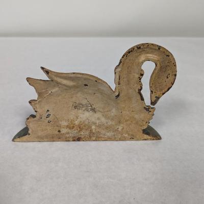 Cast Iron Swan Door Stop