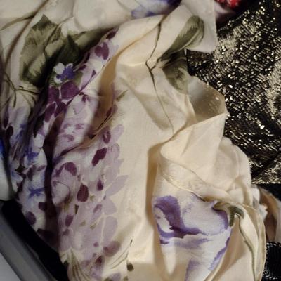 Assorted Scarves and Evening Bags