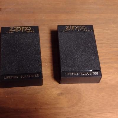 Brotherhood of Locomotive Engineers Zippo Lighter and Pocket Cutlery
