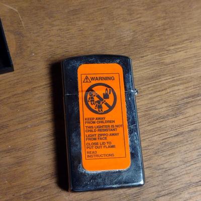 Brotherhood of Locomotive Engineers Zippo Lighter and Pocket Cutlery