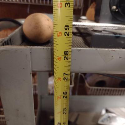 Double Shelf Metal Push Cart