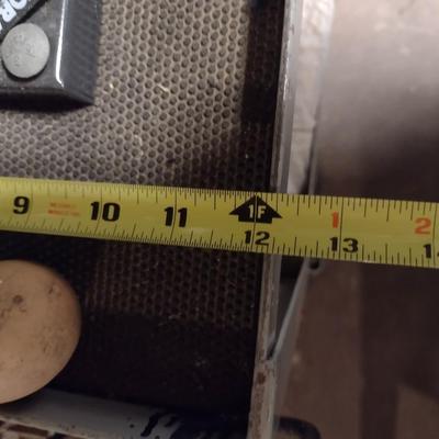 Double Shelf Metal Push Cart