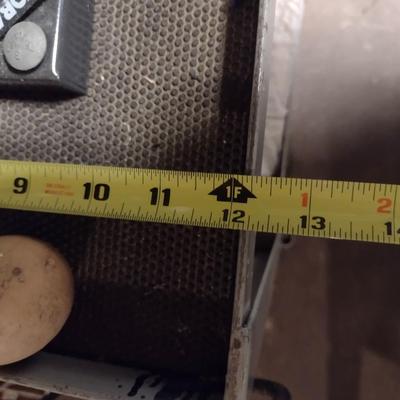 Double Shelf Metal Push Cart