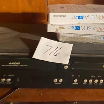 Magnavox VHS and Disc Player