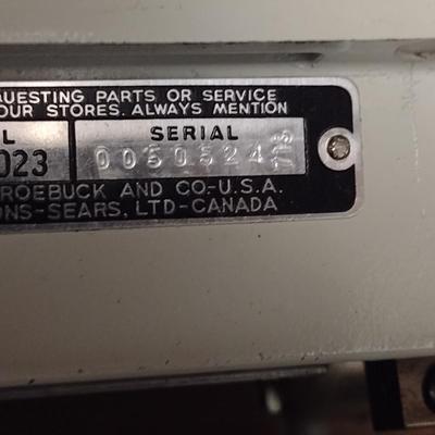 Sears Kenmore Sewing Machine in Wooden Cabinet