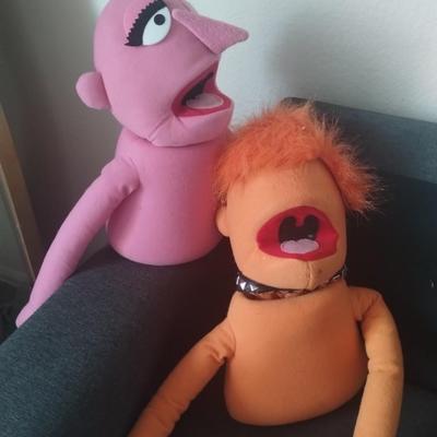 Feo puppets from the muppets