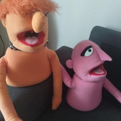Feo puppets from the muppets