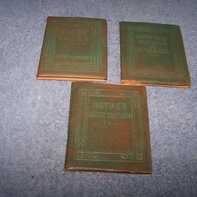 LOT 64 LITTLE LEATHER LIBRARY--MOTHER GOOSE, FAIRY TALES, POEMS