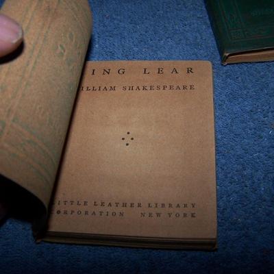 LOT 67 LITTLE LEATHER LIBRARY- SHAKESPEAR-- AS YOU LIKE IT, KING LEAR