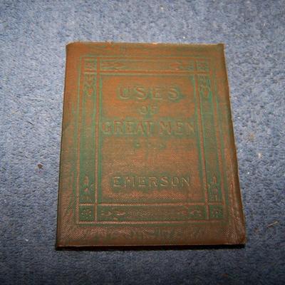LOT 70 LITTLE LEATHER LIBRARY--2 EMERSON, DUMAS, FITZGERALD