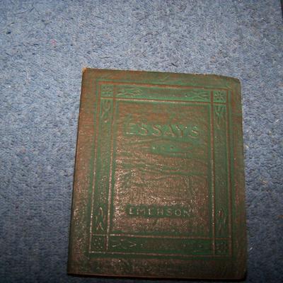 LOT 70 LITTLE LEATHER LIBRARY--2 EMERSON, DUMAS, FITZGERALD