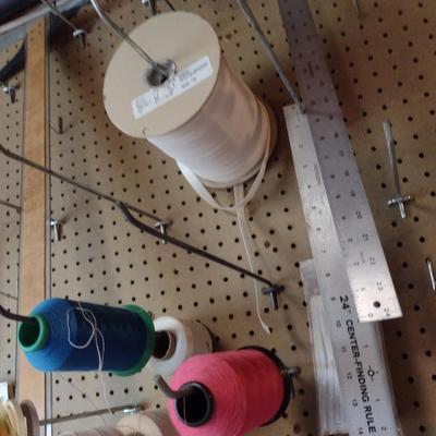 Contents of Peg Board- Tools, Crafting Accessories, etc