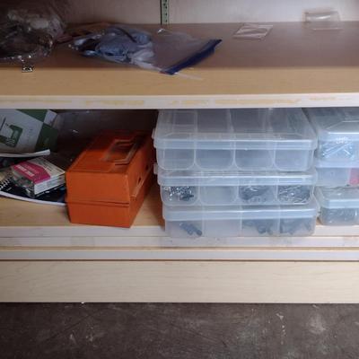 Contents of Shelf- Crafting Supplies and Accessories