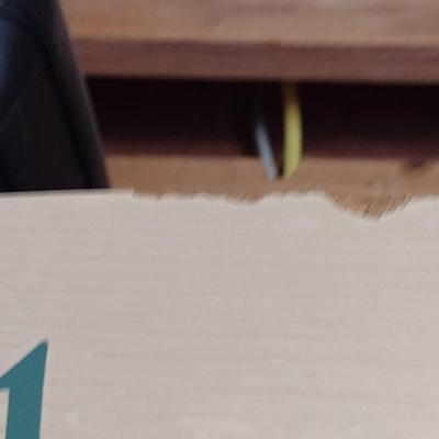 Wood Finish Display Shelf- Nine Adjustable Shelves- Approx 37 3/4" Wide, 16 1/2" Deep, 81" Tall