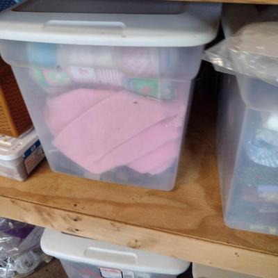 Collection of Fabric for Sewing, Quilting, and Crafts