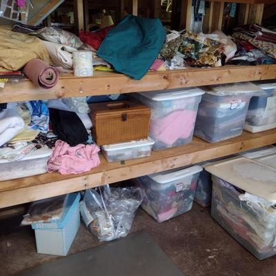 Collection of Fabric for Sewing, Quilting, and Crafts