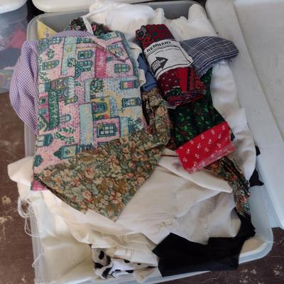 Collection of Fabric for Sewing, Quilting, and Crafts