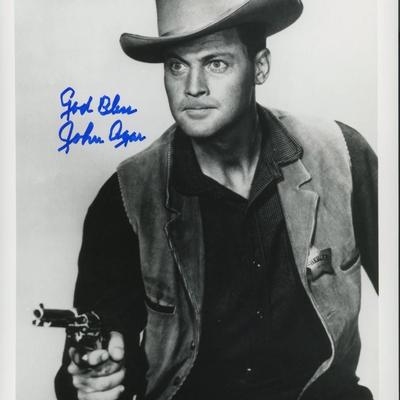 John Agar signed Fort Apache photo. GFA Authenticated