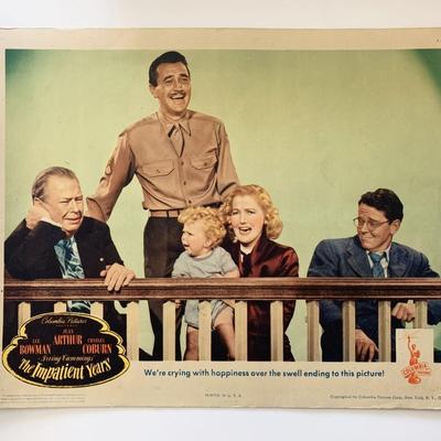 The Impatient Years original 1944 vintage lobby card
