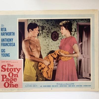 The Story on Page One original 1960 vintage lobby card