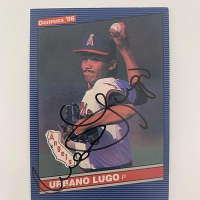 Urbano Lugo signed baseball card