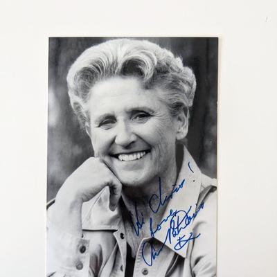 Ann B. Davis signed photo