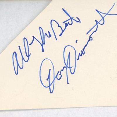 Don Diamont original signature