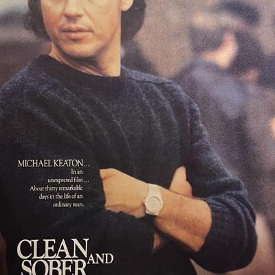 Clean and Sober original movie poster