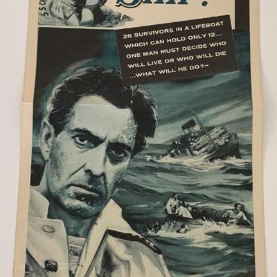 Abandon Ship vintage movie poster