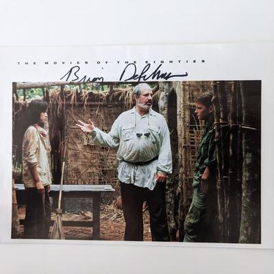 Casualties of War Brian de Palma signed movie photo
