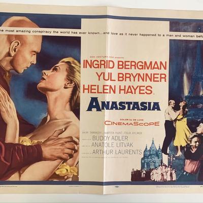 Anastasia vintage movie poster