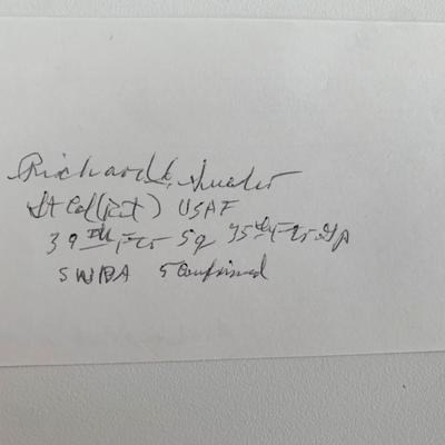 Richard Suehr original signature