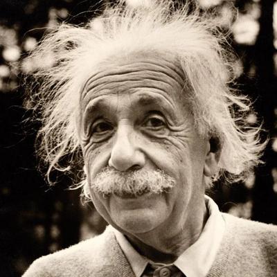 Albert Einstein photo reprint
