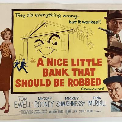 A Nice Little Bank That Should Be Robbed vintage movie poster
