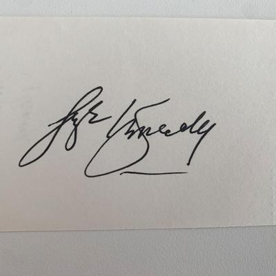 Jayne Kennedy original signature