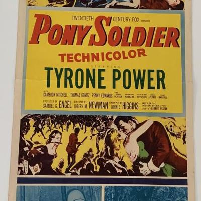 Pony Soldier vintage movie poster