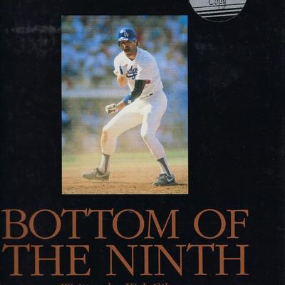 Bottom of the Ninth Kirk Gibson signed autobiography